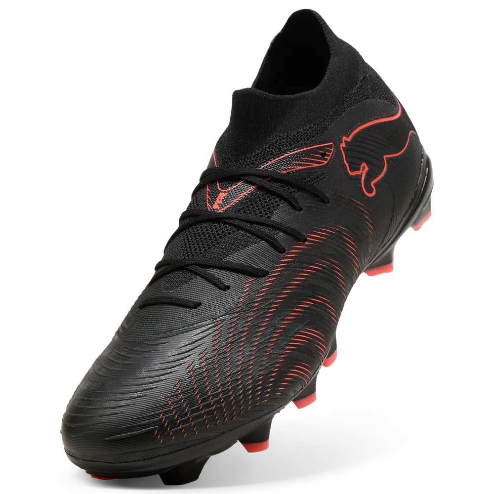 Puma FUTURE 9 MATCH FG/AG Fußballschuhe – Black/Glowing Red/Strong Grey