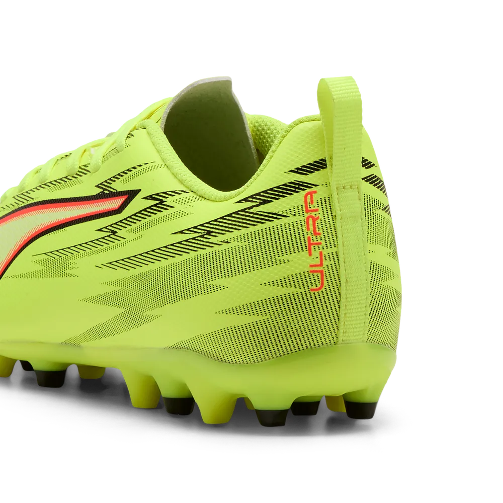 Puma ULTRA 6 PLAY MG Jr Fußballschuhe Kinder- Yellow Alert/Black/Red/Lime