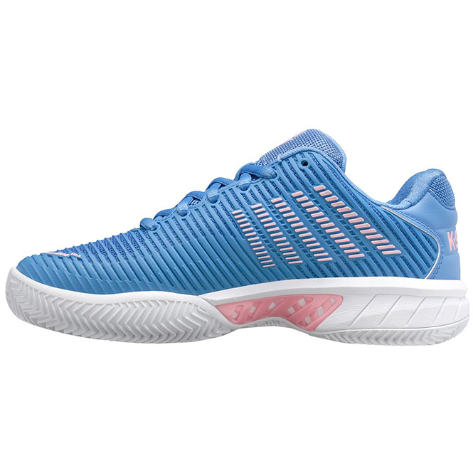 K-SWISS Hypercourt Express 2 HB Damen Tennisschuh - blau weiß pink K-SWISS Hypercourt Express 2 HB Damen Tennisschuh - blau weiß pink