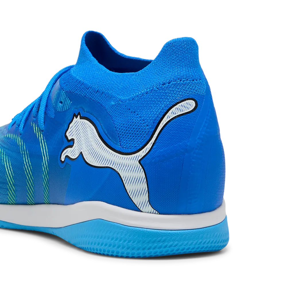 Puma FUTURE 9 MATCH IT Fußballschuhe – Ultra Blue / White / Luminous Blue / Black