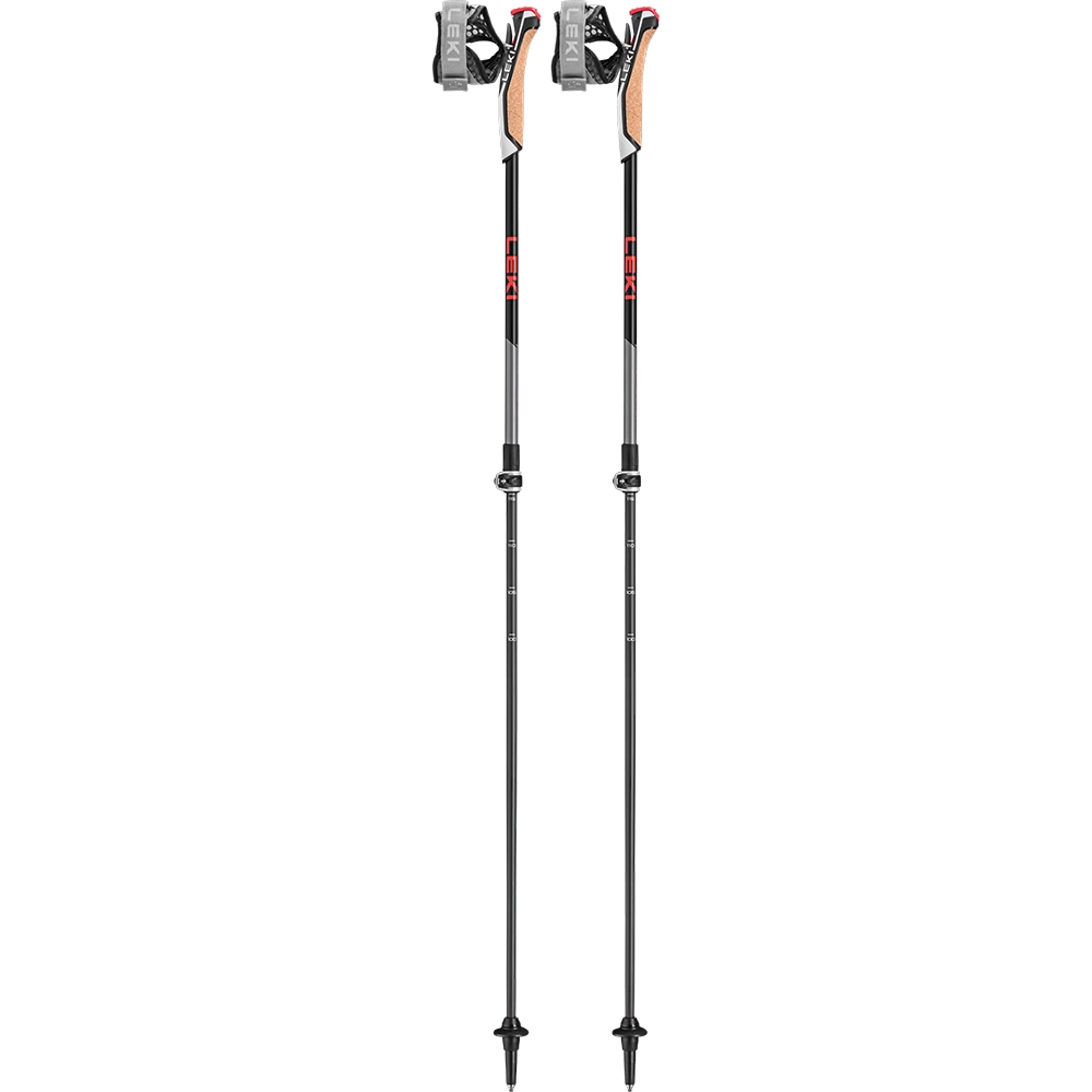 LEKI Pacemaker Lite Trekkingstock – black/white/orange LEKI Pacemaker Lite Trekkingstock – black/white/orange