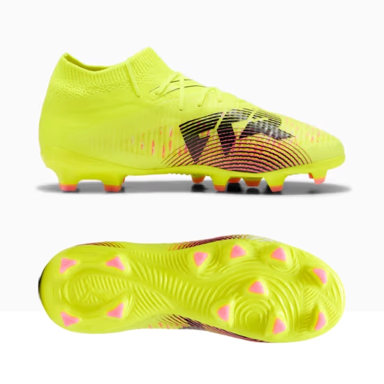 Puma FUTURE 8 PRO FG/AG Fußballschuhe Teenager - Yellow Alert