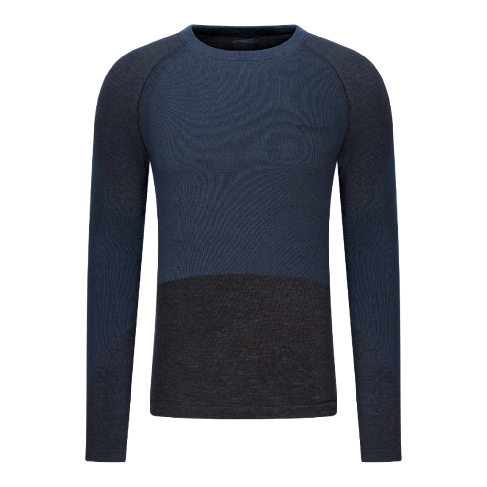 CEP Ski Merino Base Layer Shirt Long Sleeve Herren - black