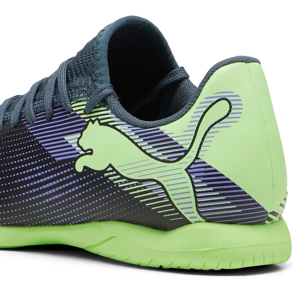 Puma FUTURE 7 PLAY IT Jr Hallenfußballschuhe Kinder – Gray Skies/White Apple Puma FUTURE 7 PLAY IT Jr Hallenfußballschuhe Kinder – Gray Skies/White Apple