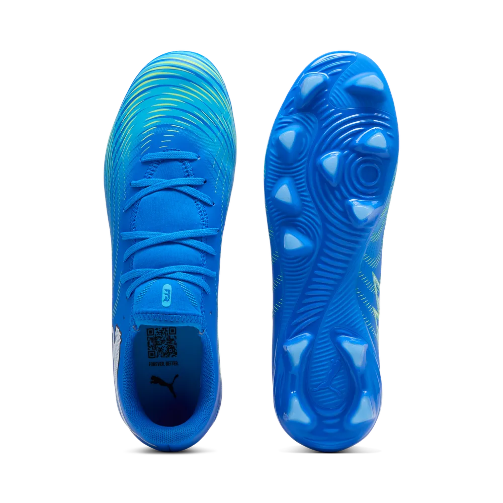 Puma FUTURE 9 PLAY FG/AG Fußballschuhe – Ultra Blue / White / Luminous Blue / Black