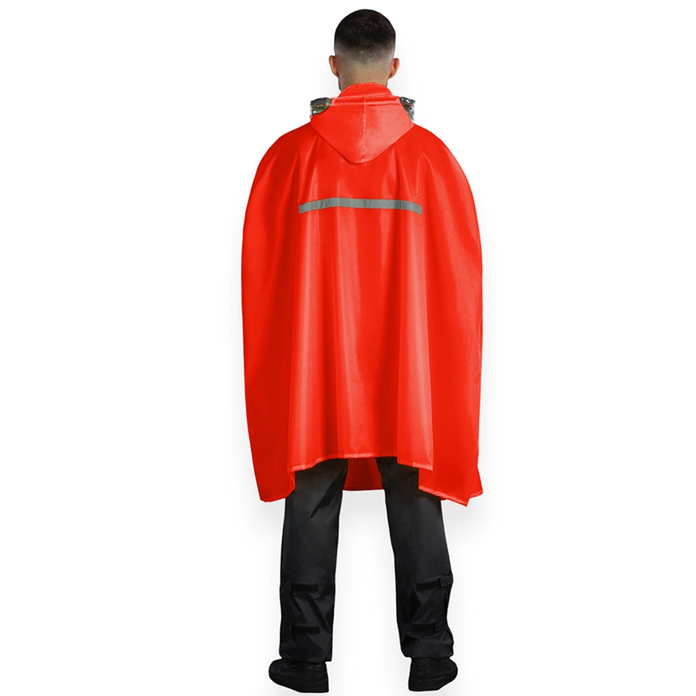 chiba Regenponcho - Rot