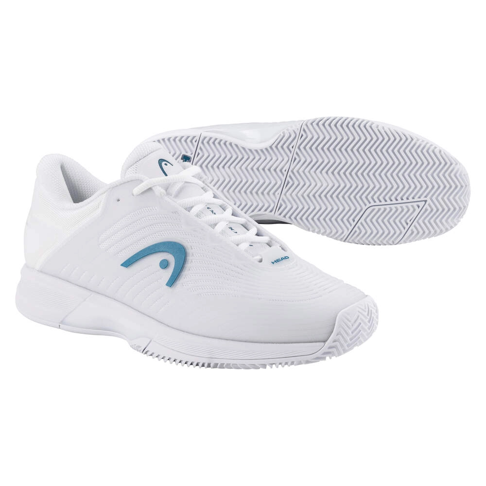 HEAD Revolt Pro 4.5 Clay Damen Tennisschuh - white/twilight blue