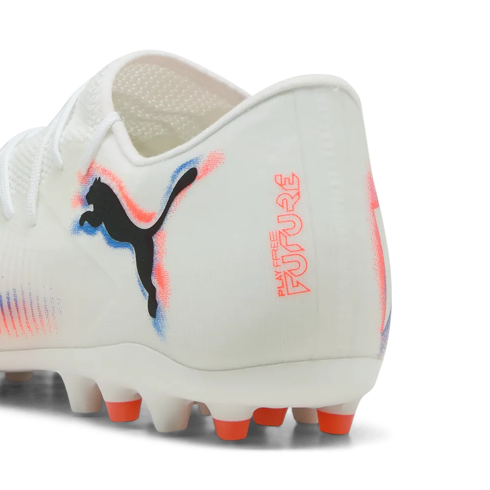 Puma FUTURE 8 MATCH LOW FG/AG Fußballschuhe – White Black/Glowing Red