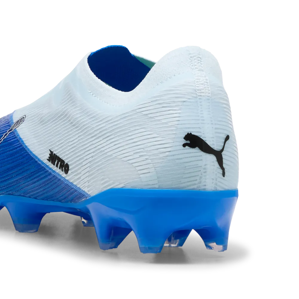 Puma ULTRA NITRO 7 MATCH LL FG/AG Unisex Fußballschuhe – Ultra Blue / Icy Blue / Black / Lime Squeeze
