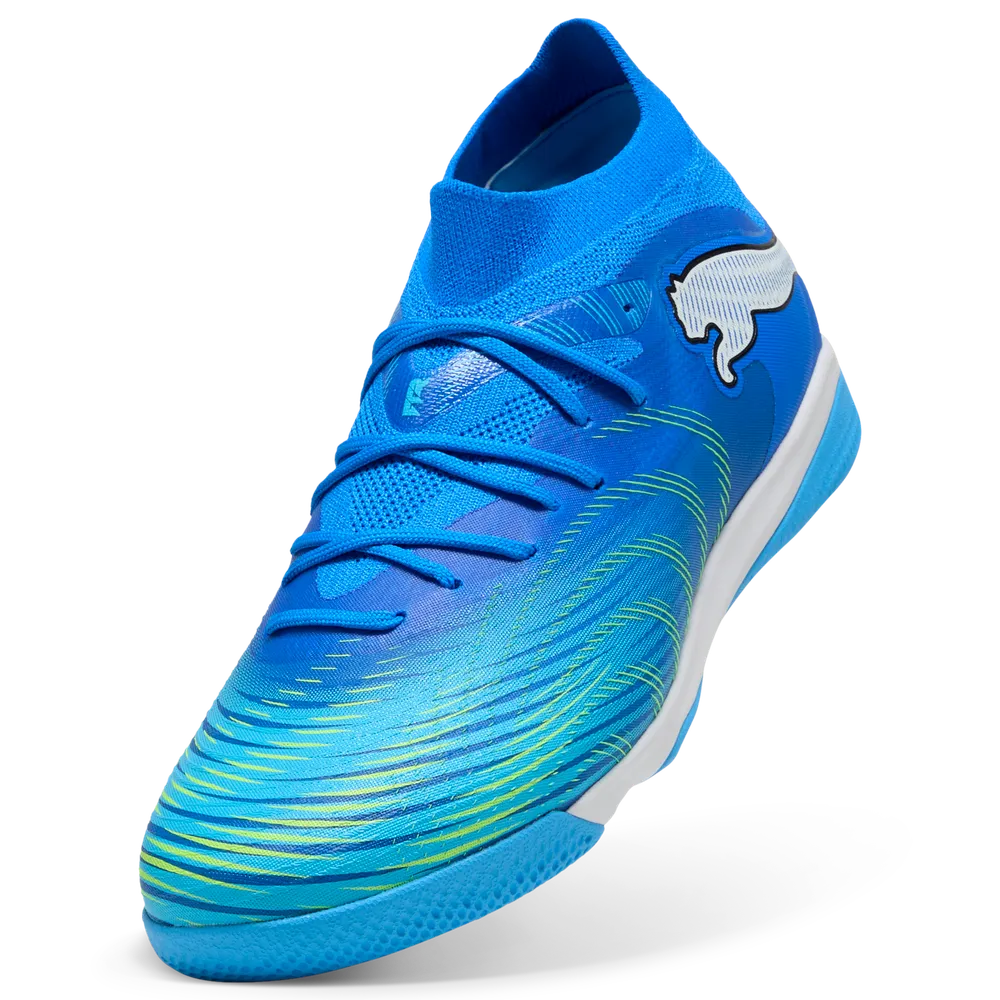 Puma FUTURE 9 MATCH IT Fußballschuhe – Ultra Blue / White / Luminous Blue / Black