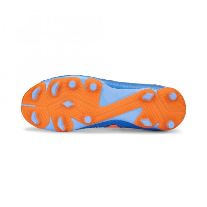 Puma FUTURE PRO FG/AG JR Fussballschuh - Blue Glimmer White Ultra Orange Puma FUTURE PRO FG/AG JR Fussballschuh - Blue Glimmer White Ultra Orange