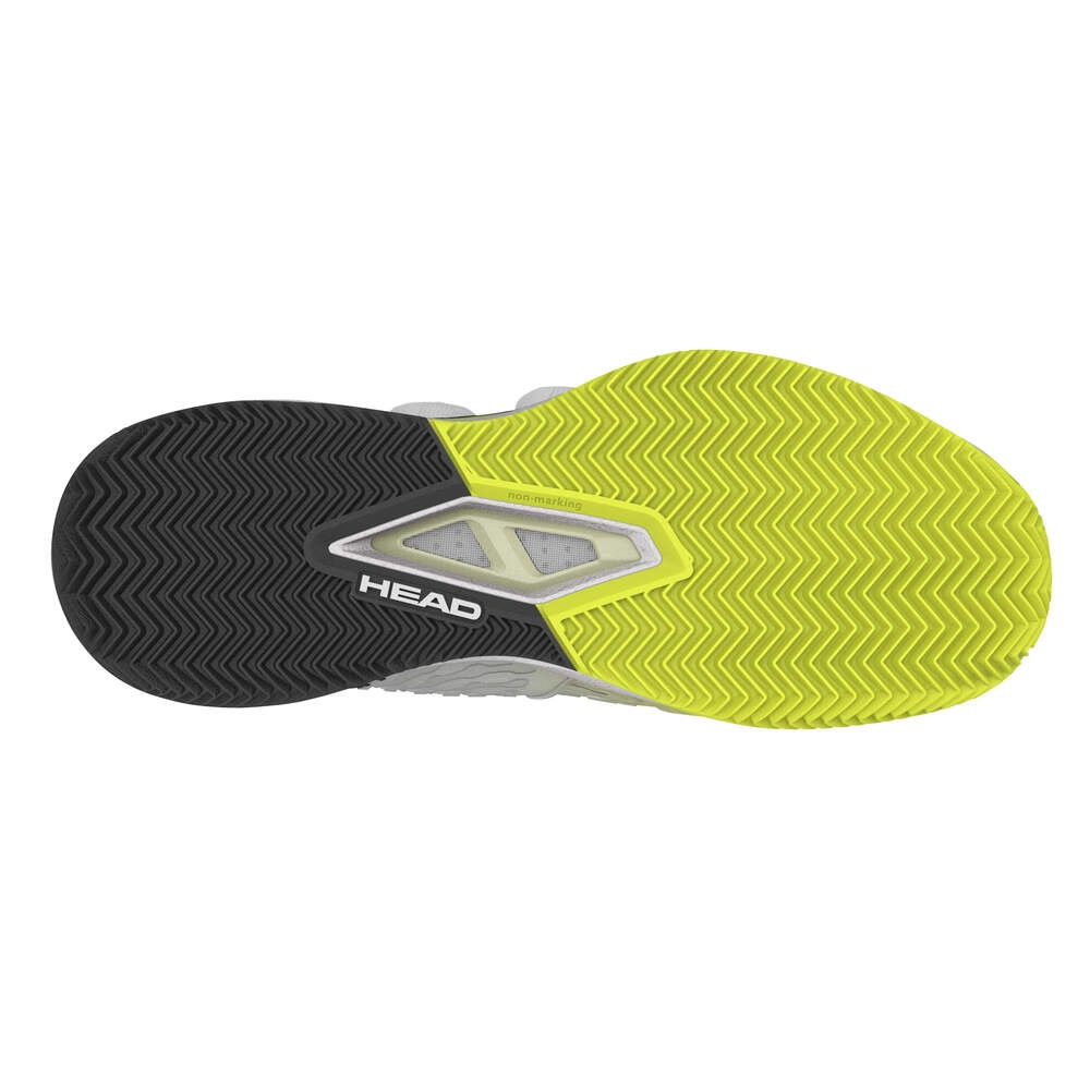 HEAD Endure Pro BOA Clay Herren Tennisschuh - white/yellow HEAD Endure Pro BOA Clay Herren Tennisschuh - white/yellow