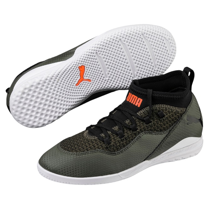 Puma 365 FF CT Jr Hallenschuhe - Dunkelgrün