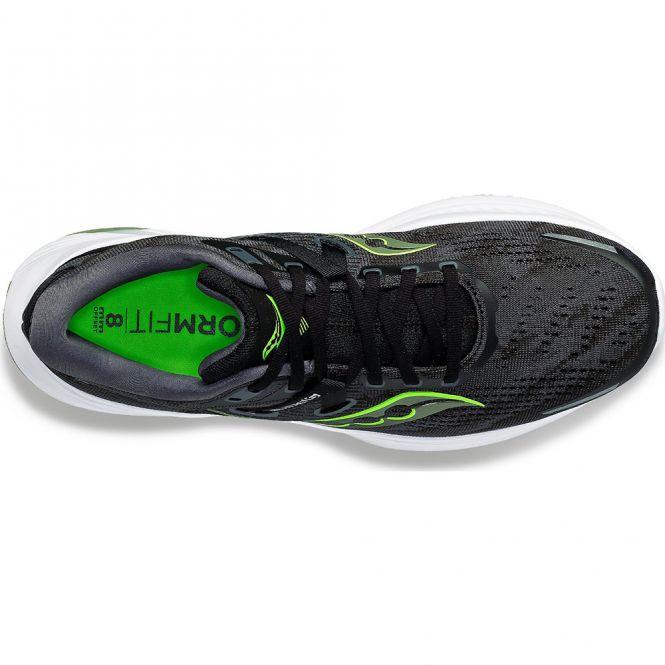 saucony Guide 16 Herren Stabilität- Laufschuh - black/glade noir