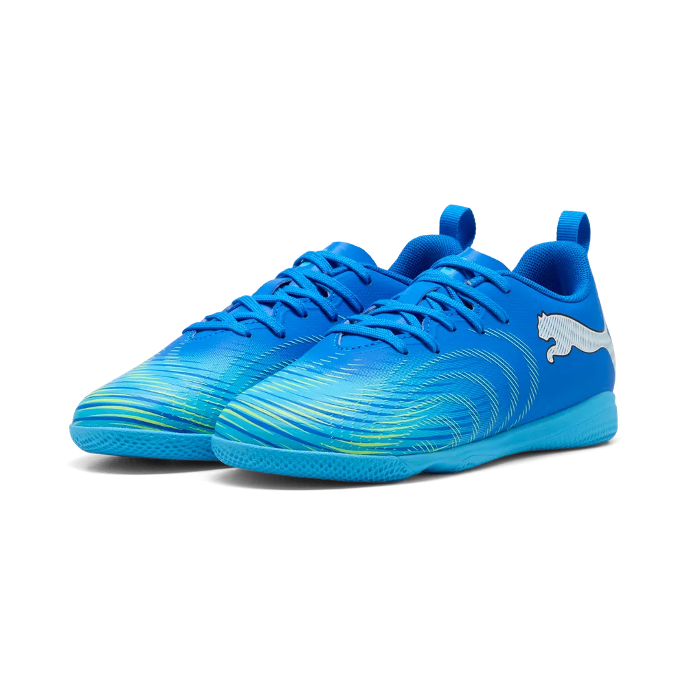 Puma FUTURE 9 PLAY IT Fußballschuhe Kinder – Ultra Blue / White / Luminous Blue / Black