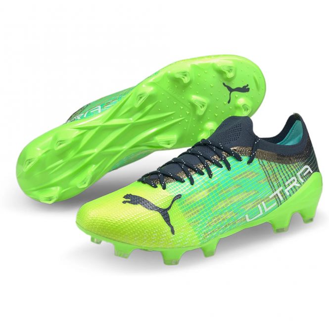 Puma ULTRA 1.3 FG/AG Fussballschuh - GREEN GLARE-ELEKTRO AQUA-SPELL Puma ULTRA 1.3 FG/AG Fussballschuh - GREEN GLARE-ELEKTRO AQUA-SPELL