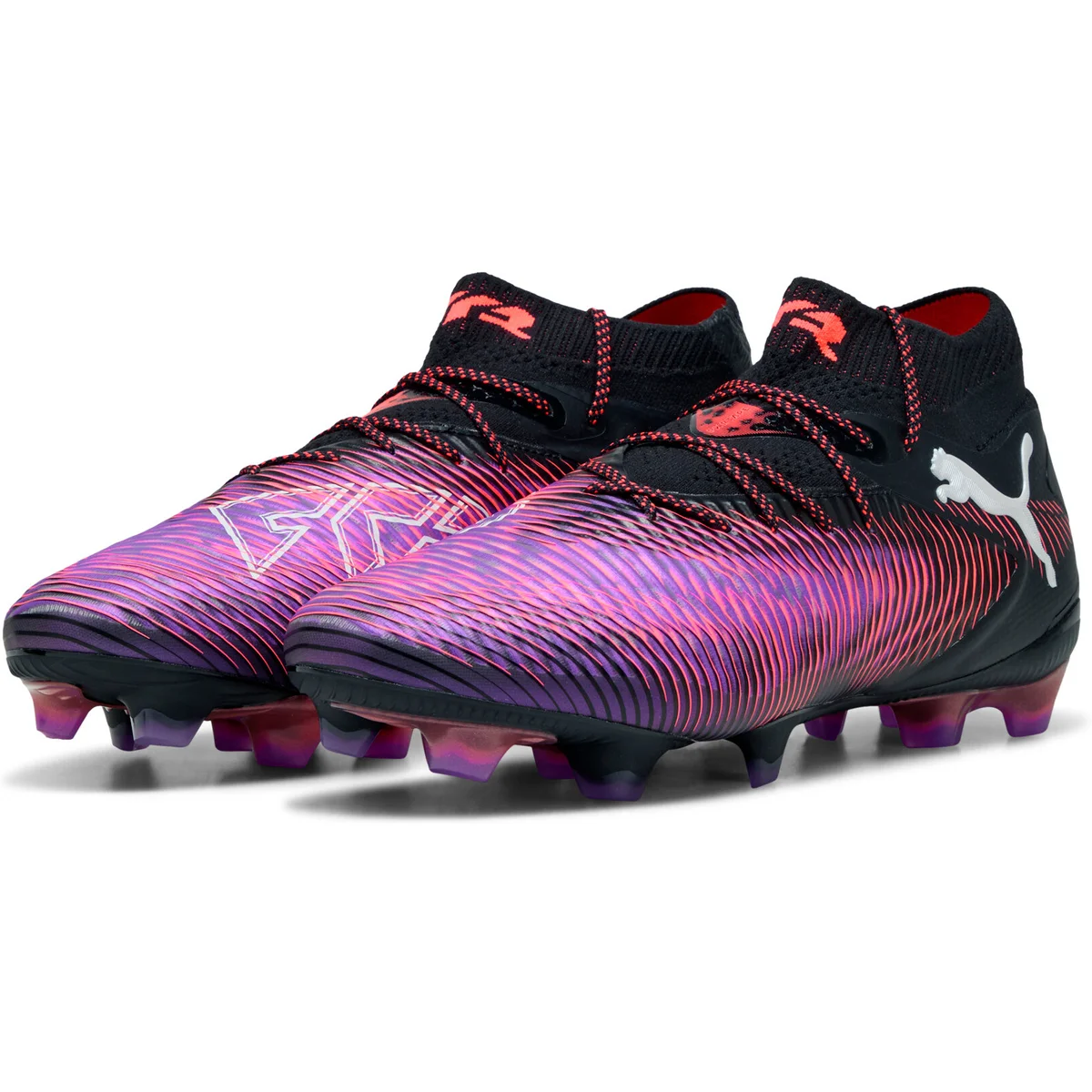 Puma FUTURE 8 ULTIMATE FG Fußballschuhe – Black White/Glowing Red