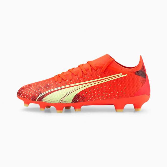 Puma ULTRA MATCH FG/AG Fussballschuh - Fiery Coral Fizzy Light Black Puma ULTRA MATCH FG/AG Fussballschuh - Fiery Coral Fizzy Light Black