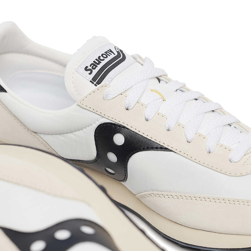 Saucony Trainer 80 Unisex Sneaker - Classic | White | Black Saucony Trainer 80 Unisex Sneaker - Classic | White | Black