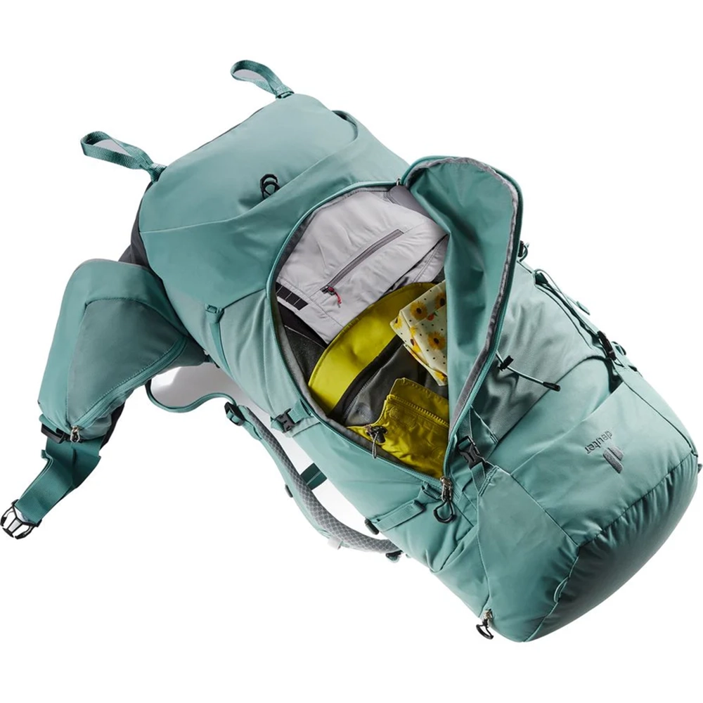 Deuter Aircontact Core 55+10 SL Damen Trekkingrucksack – Jade Graphite Deuter Aircontact Core 55+10 SL Damen Trekkingrucksack – Jade Graphite