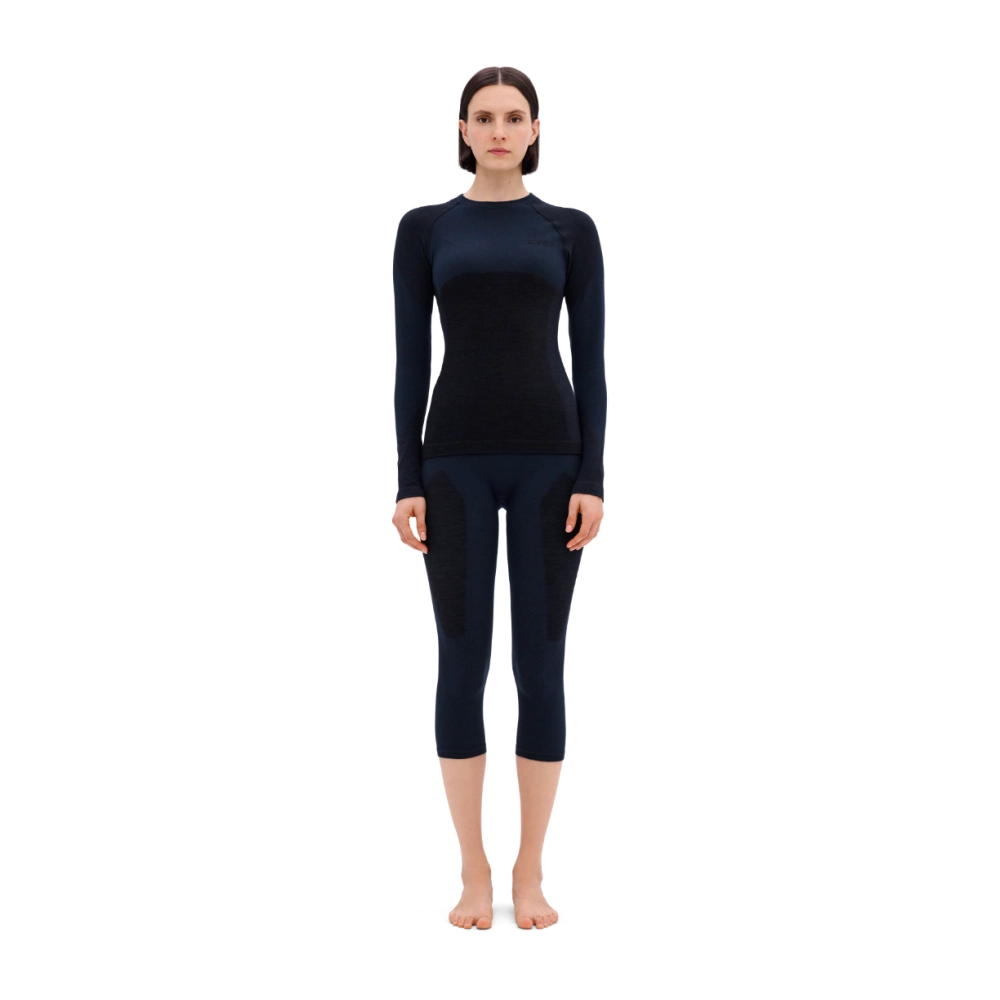 CEP Ski Merino Base Layer Shirt Long Sleeve Damen - black CEP Ski Merino Base Layer Shirt Long Sleeve Damen - black