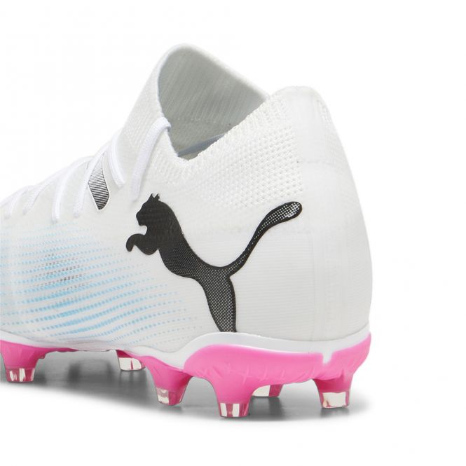 Puma FUTURE 7 MATCH FG/AG Fussballschuh - white poison pink Puma FUTURE 7 MATCH FG/AG Fussballschuh - white poison pink