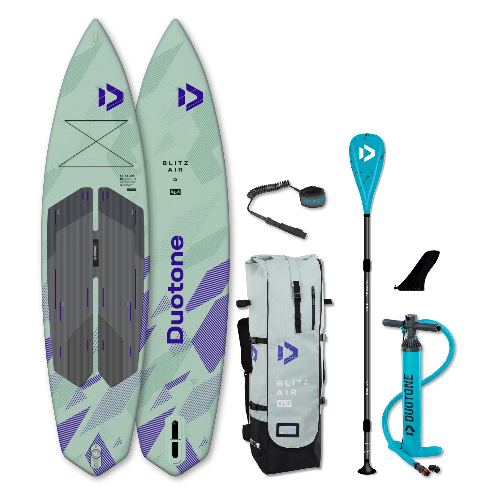 DUOTONE Blitz Air SLS 12'0'' Stand Up Paddle Board - Komplettset DUOTONE Blitz Air SLS 12'0'' Stand Up Paddle Board - Komplettset