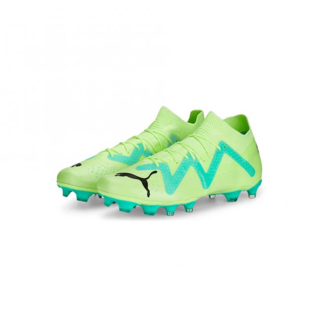 Puma FUTURE MATCH FG/AG Fussballschuh - Fast Yellow/Black Electric Peppermint