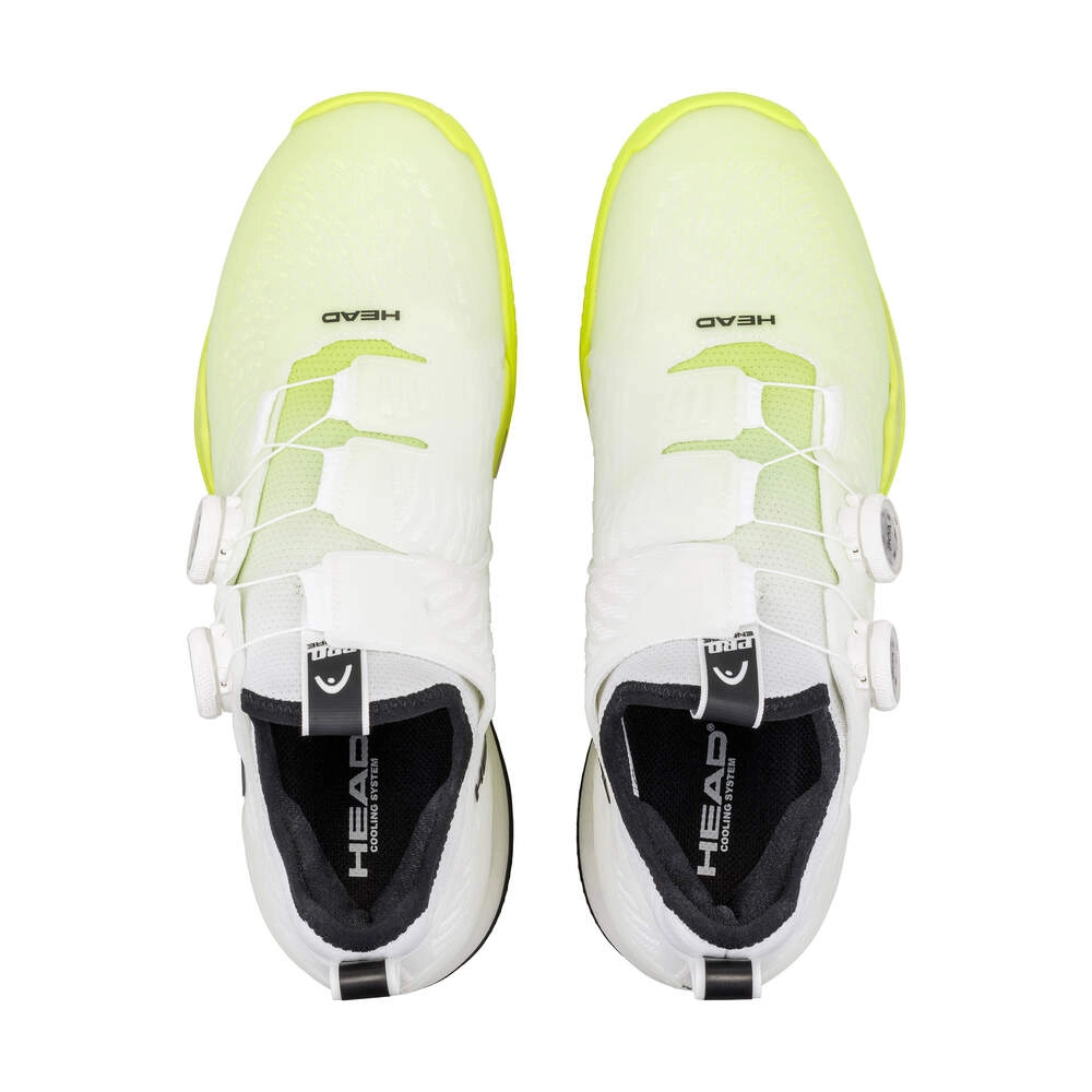 HEAD Endure Pro BOA Clay Herren Tennisschuh - white/yellow HEAD Endure Pro BOA Clay Herren Tennisschuh - white/yellow