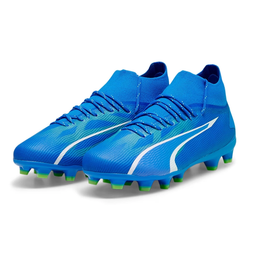 Puma ULTRA PRO FG/AG JR Fussballschuh - ultra blue/white/pro green Puma ULTRA PRO FG/AG JR Fussballschuh - ultra blue/white/pro green