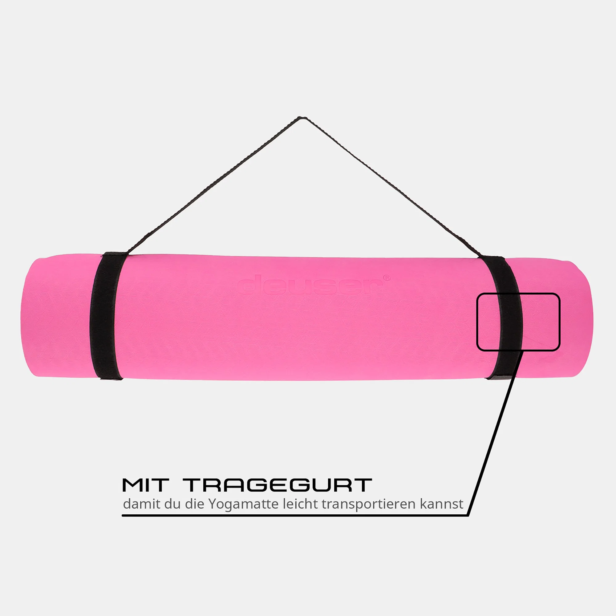 Deuser® Yoga Matte TPE - verschiedene Farben Deuser® Yoga Matte TPE - verschiedene Farben