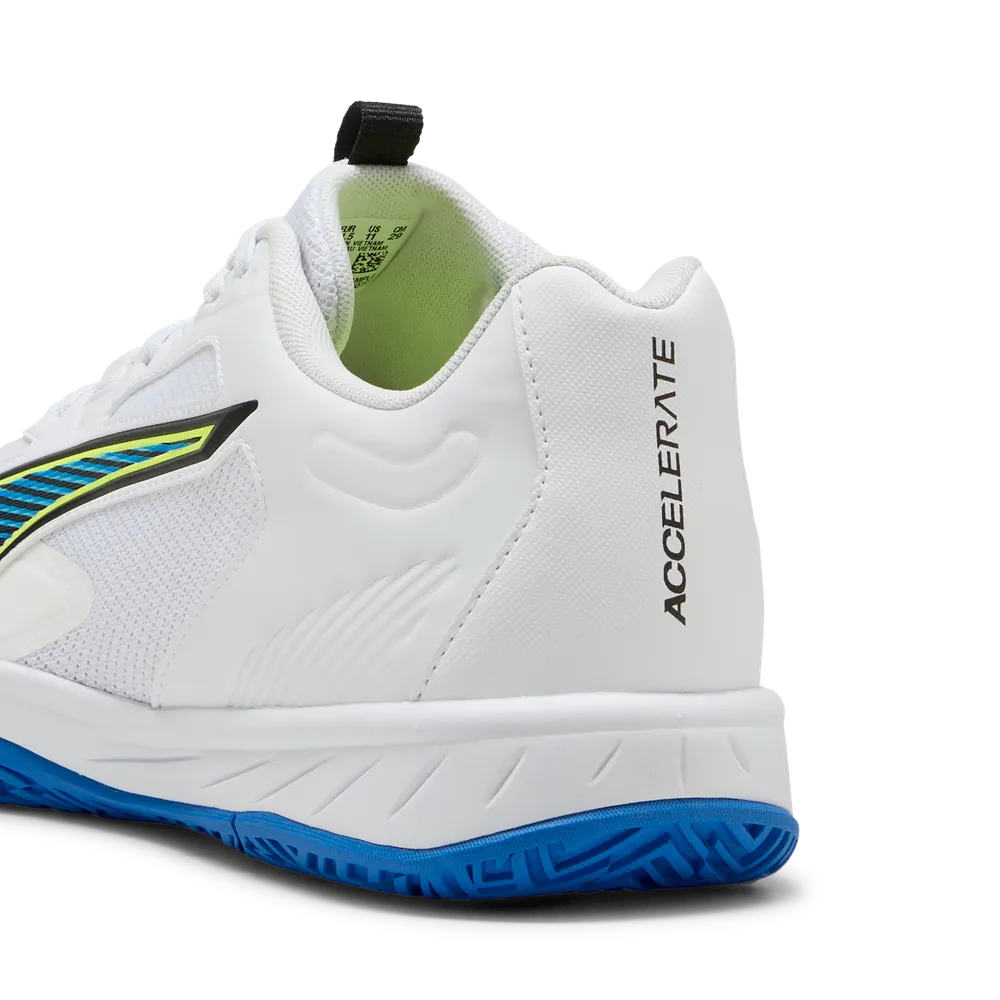 PUMA Accelerate Pro 4 Game On White/Red/Blue - Handballschuhe Herren PUMA Accelerate Pro 4 Game On White/Red/Blue - Handballschuhe Herren