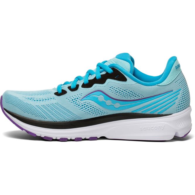 saucony Ride 14 Damen Laufschuh - hellblau, lila saucony Ride 14 Damen Laufschuh - hellblau, lila