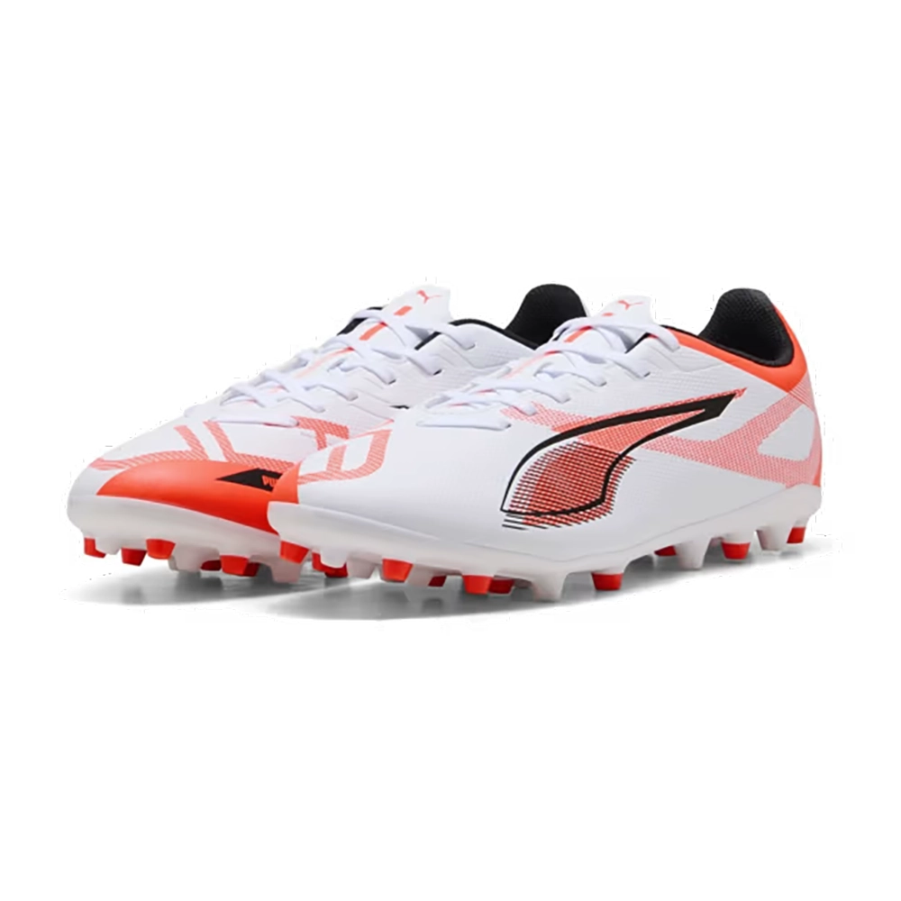 Puma ULTRA 5 PLAY MG Fußballschuhe – White/Black Glowing Red Puma ULTRA 5 PLAY MG Fußballschuhe – White/Black Glowing Red