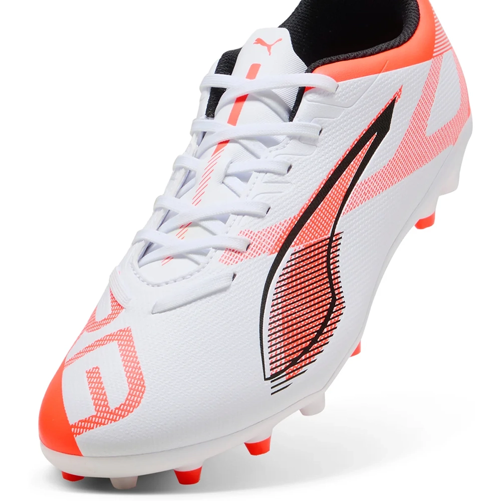 Puma ULTRA 5 PLAY MG Fußballschuhe – White/Black Glowing Red Puma ULTRA 5 PLAY MG Fußballschuhe – White/Black Glowing Red