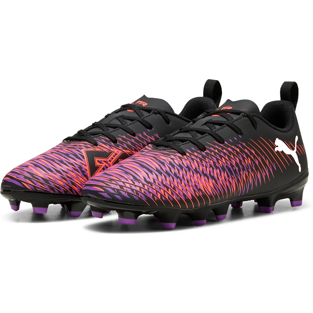 Puma FUTURE 8 PLAY FG/AG Jr Fußballschuhe Kinder – Black White/Glowing Red Puma FUTURE 8 PLAY FG/AG Jr Fußballschuhe Kinder – Black White/Glowing Red