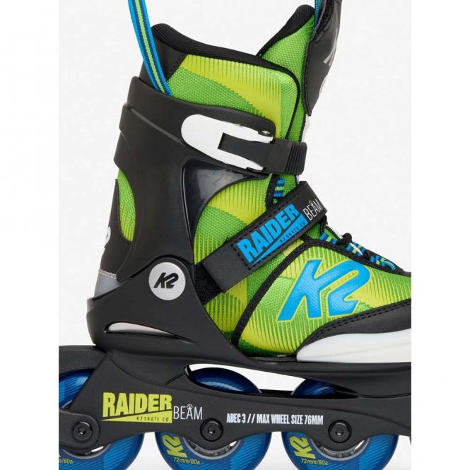 K2 Raider Beam Inline Skate für Jungen Green/Blue