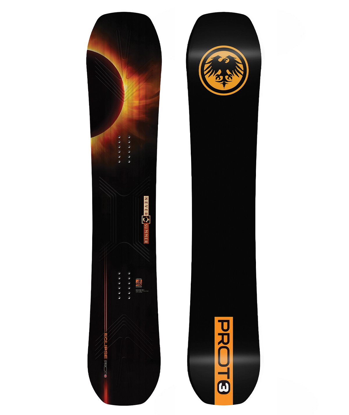 Never Summer Proto T3 Eclipse All- Mountain Freeride Snowboard 2026
