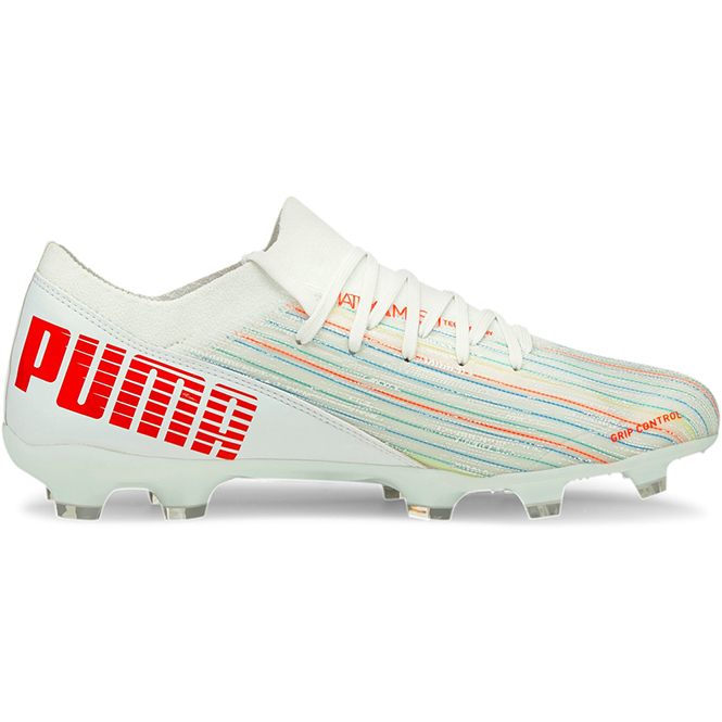 Puma Ultra 3.2 FG/AG Jr. Fussballschuh - White Red Blast Puma Ultra 3.2 FG/AG Jr. Fussballschuh - White Red Blast