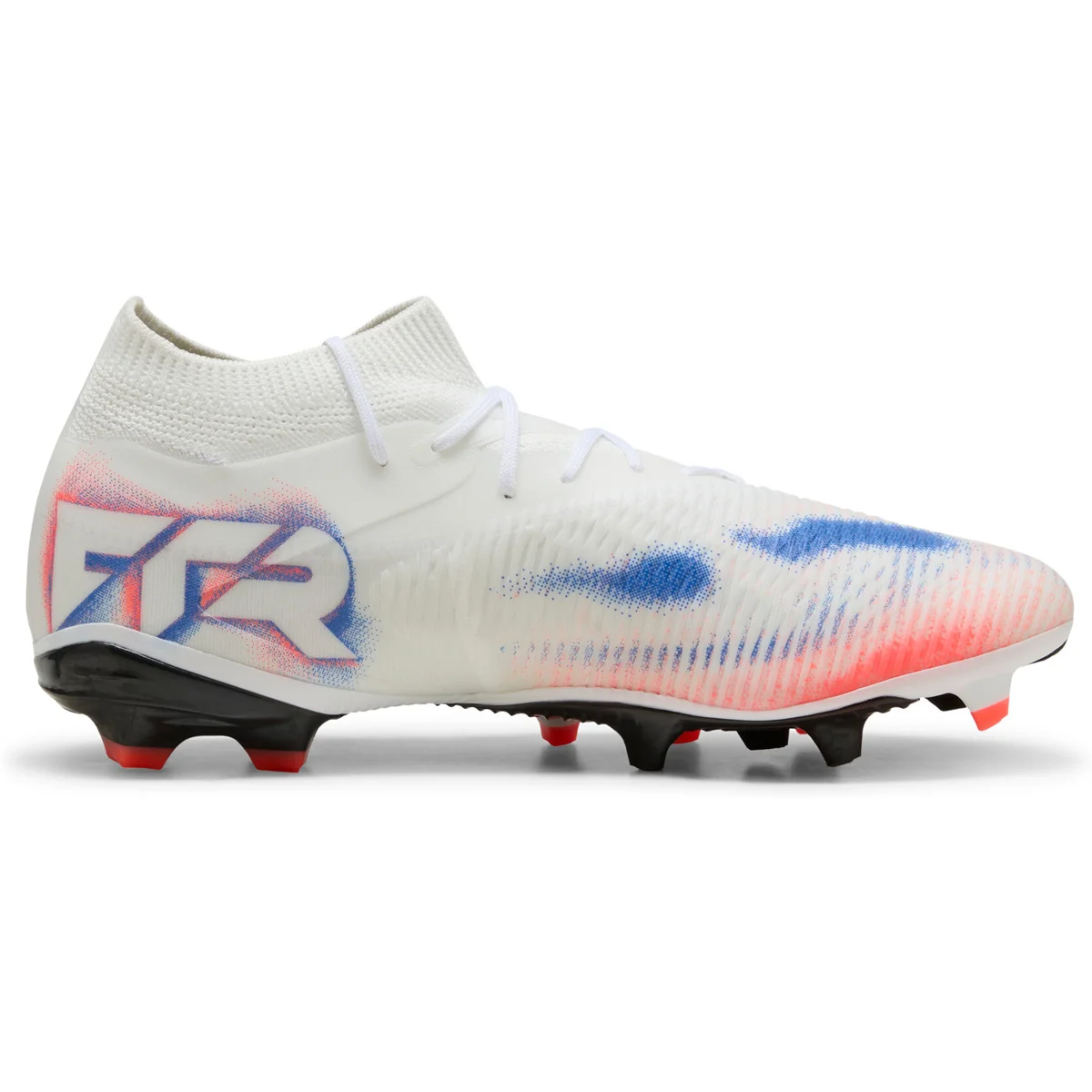 Puma FUTURE 8 MATCH FG/AG Fußballschuhe Unisex – White Black Glowing Red 