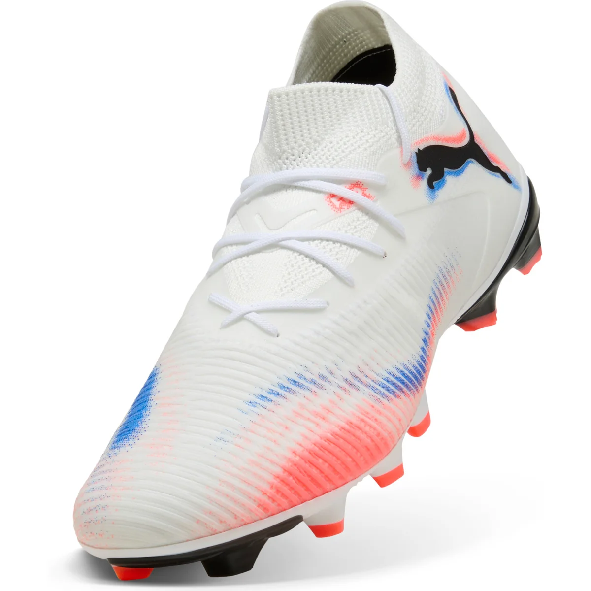 Puma FUTURE 8 MATCH FG/AG Fußballschuhe Unisex – White Black Glowing Red Puma FUTURE 8 MATCH FG/AG Fußballschuhe Unisex – White Black Glowing Red