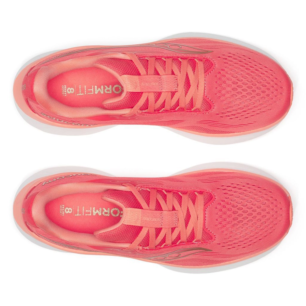 saucony Ride 18 Damen Neutral-Laufschuh - Coral | Salmon saucony Ride 18 Damen Neutral-Laufschuh - Coral | Salmon
