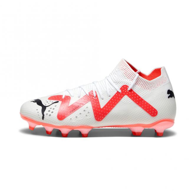Puma FUTURE PRO FG/AG Fussballschuh - white black fire red Puma FUTURE PRO FG/AG Fussballschuh - white black fire red