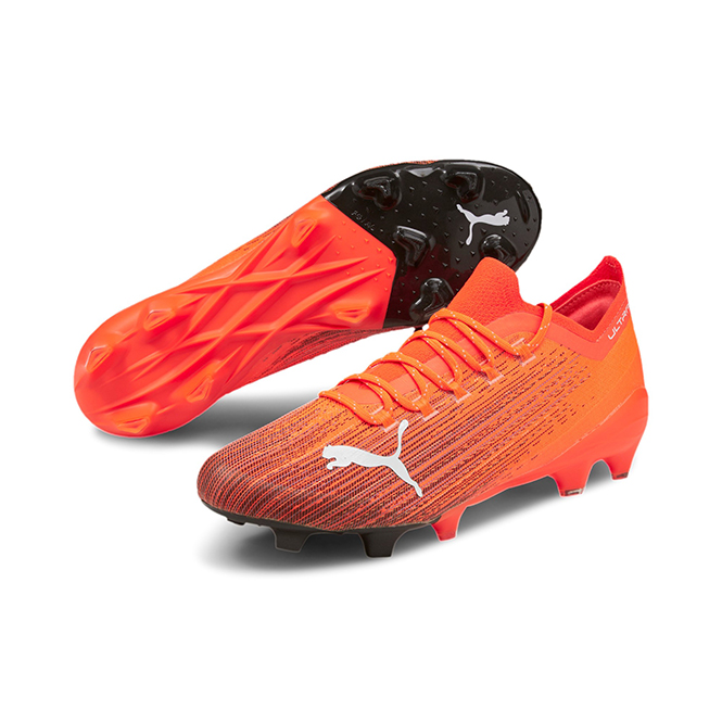 Puma ULTRA 1.1 FG/AG Fussballschuh shocking orange schwarz Puma ULTRA 1.1 FG/AG Fussballschuh shocking orange schwarz