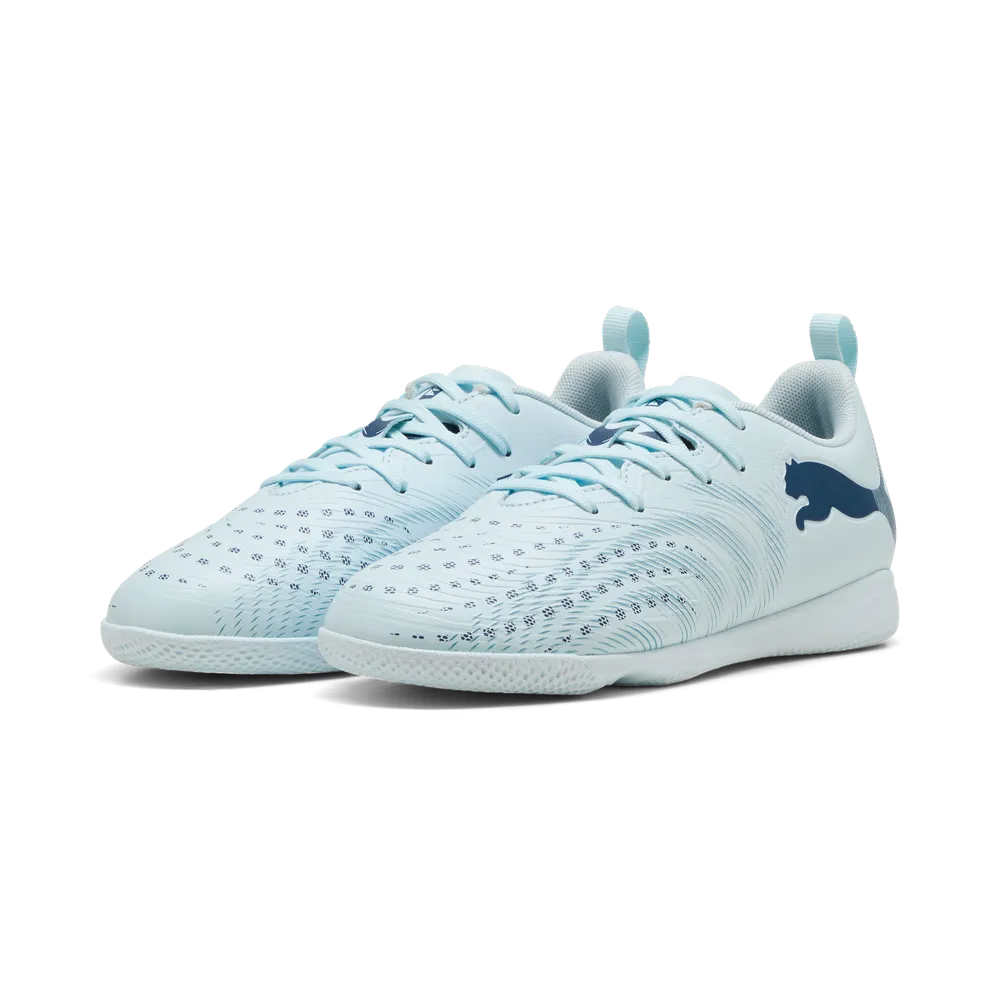Puma FUTURE 9 PLAY IT Jr Hallenfußballschuhe Kinder – Icy Blue/Jewel
