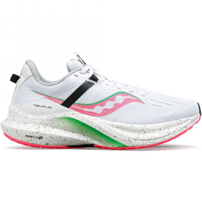 saucony Tempus Damen Stabilität Laufschuh - weiss/pink saucony Tempus Damen Stabilität Laufschuh - weiss/pink