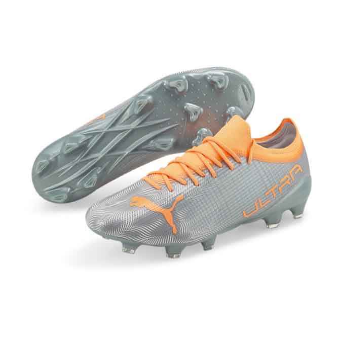Puma ULTRA 2.4 FG/AG Fussballschuh - diamond silver neon citrus Puma ULTRA 2.4 FG/AG Fussballschuh - diamond silver neon citrus