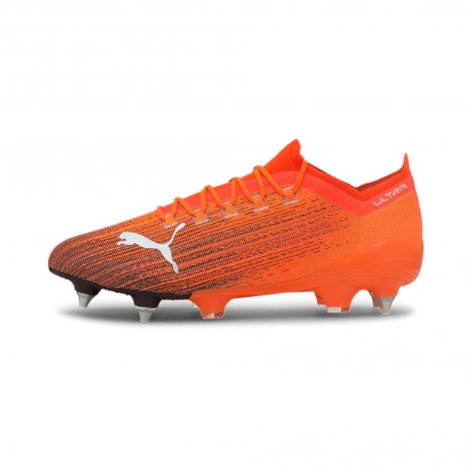 Puma ULTRA 1.1 MxSG Stollenschuh shocking orange schwarz Puma ULTRA 1.1 MxSG Stollenschuh shocking orange schwarz