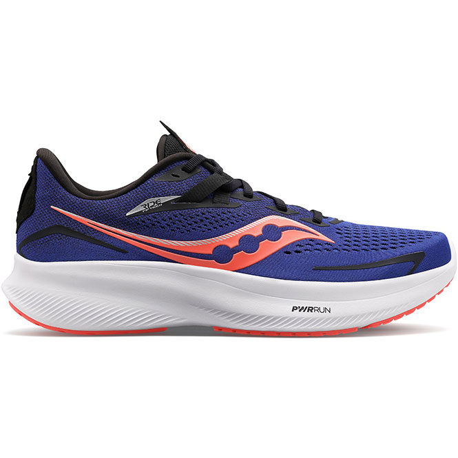 saucony Ride 15 Herren Neutral Laufschuh - blau/orange saucony Ride 15 Herren Neutral Laufschuh - blau/orange