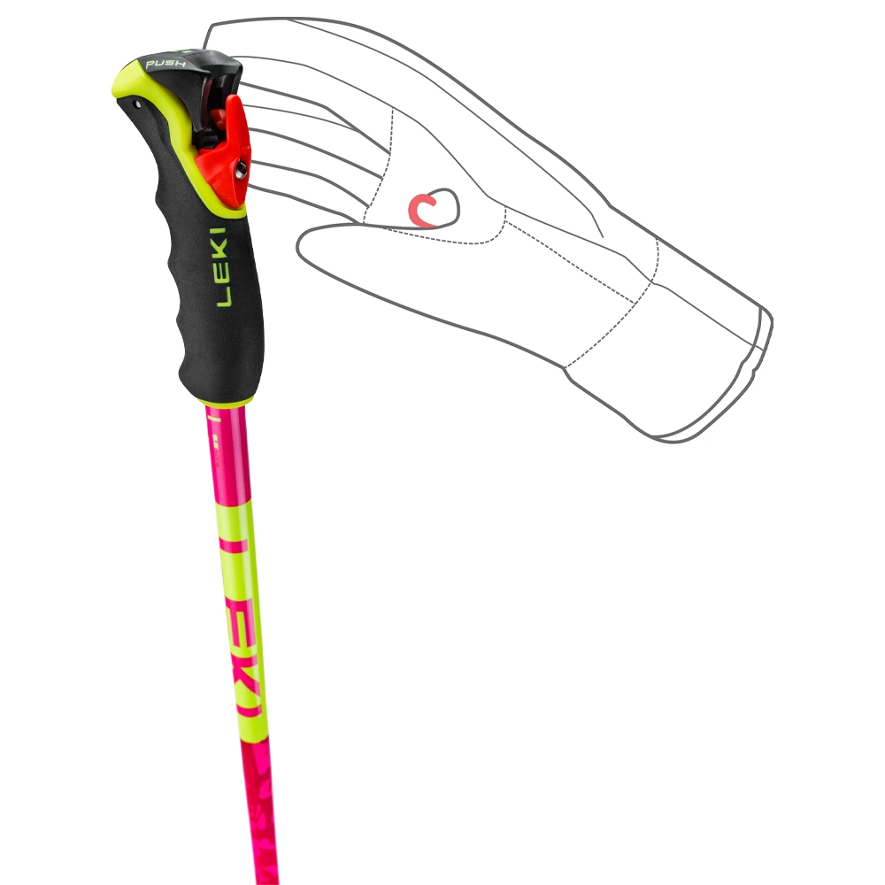 Leki Spitfire 3D Skistöcke - neonmagenta/neonyellow berry Leki Spitfire 3D Skistöcke - neonmagenta/neonyellow berry